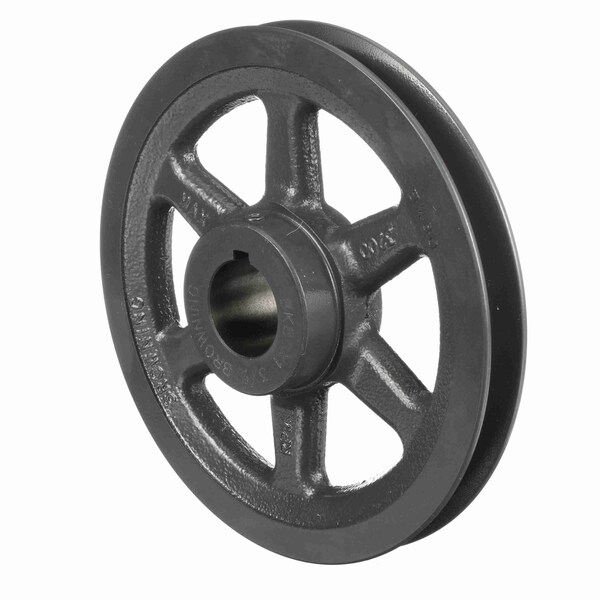 1 Groove Cast Iron Fhp - Finished Bore Sheave, BK80X 1 3/8